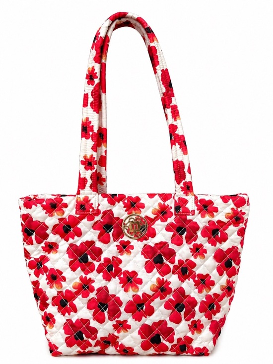 Nanette Lepore Handbags - Nanette Lepore Red Poppy Floral Tote